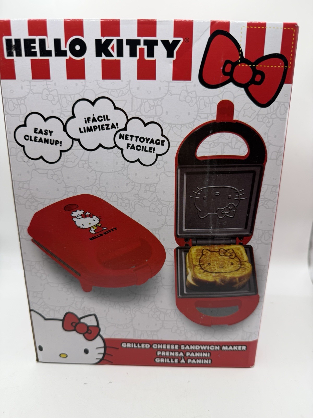 Sanrio Hello Kitty Grilled Cheese Panini Sandwich Maker Press New NIB