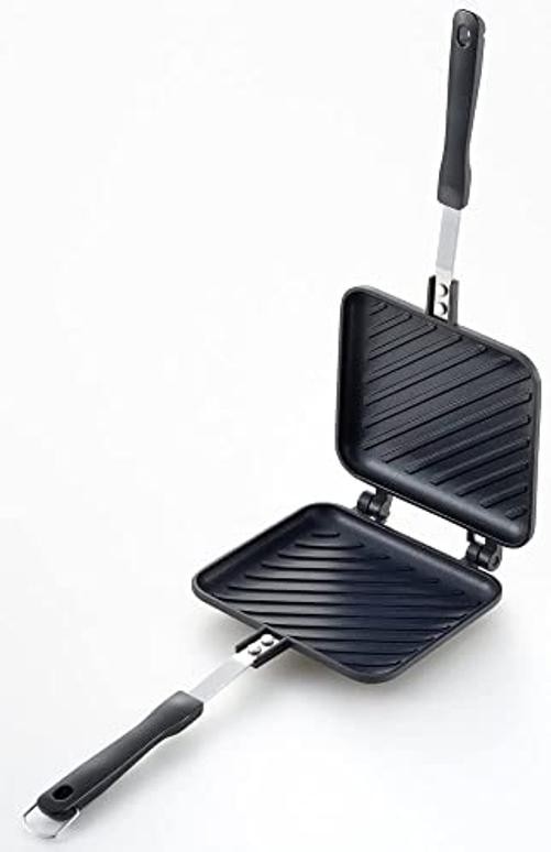 Toraya Hot Sandwich Maker, Crispy Grilling, Single, Fluorine Treated, For Gas