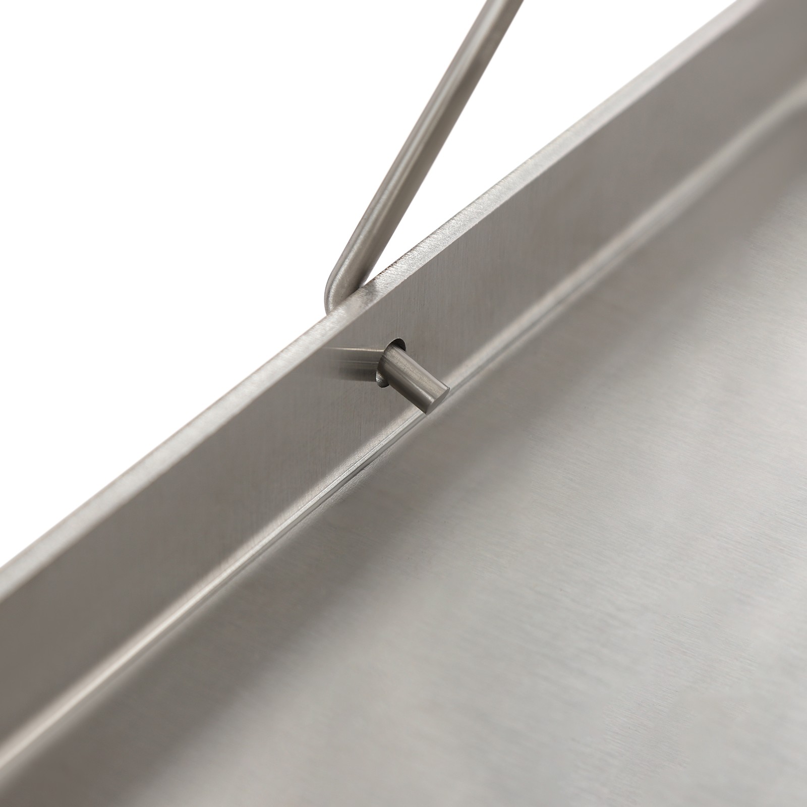 Stainless Steel Grill Plate, Grill Plate for Grill Replacement Part Silver