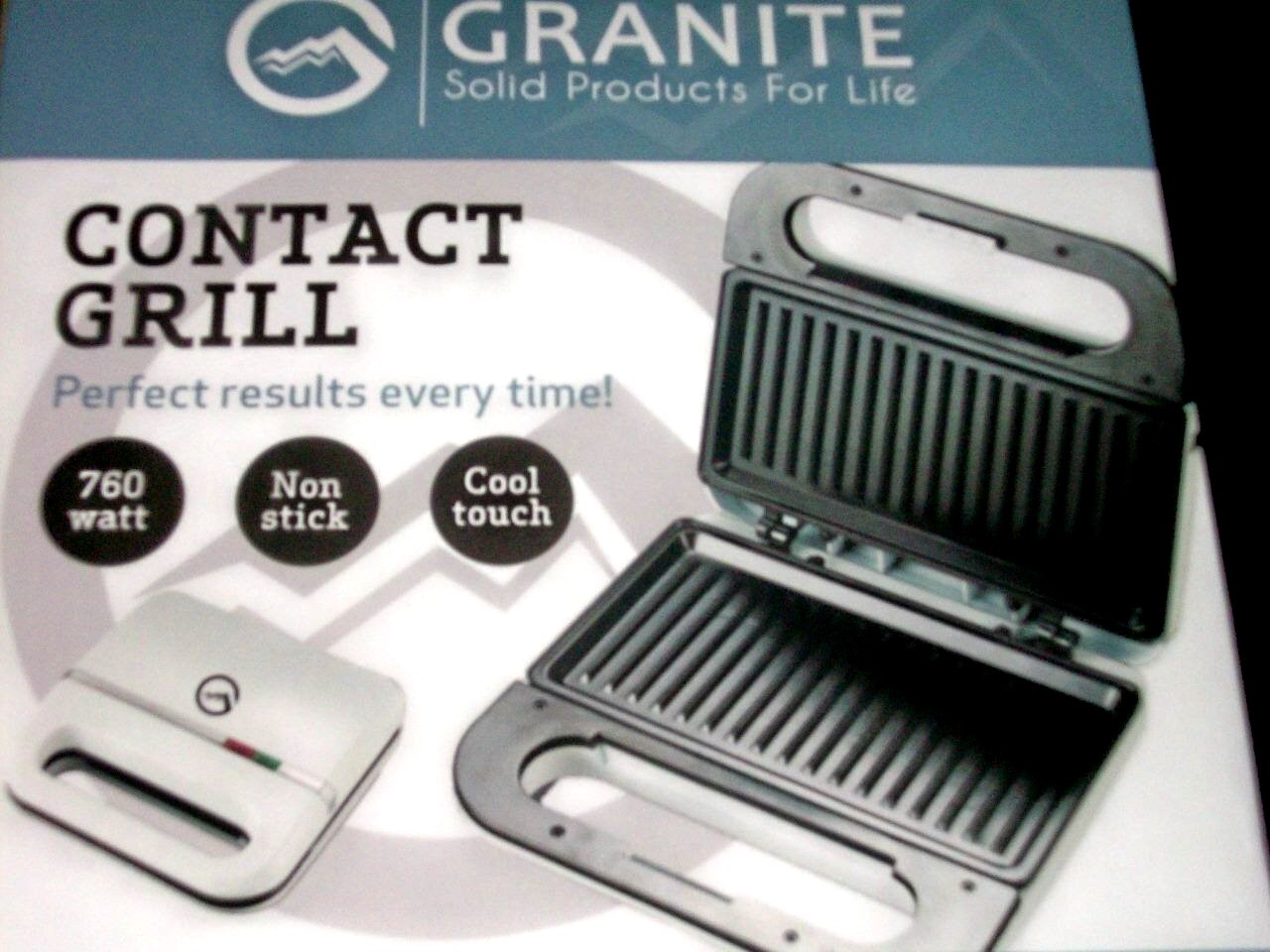 NEW GRANITE CONTACT GRILL 760 WATT