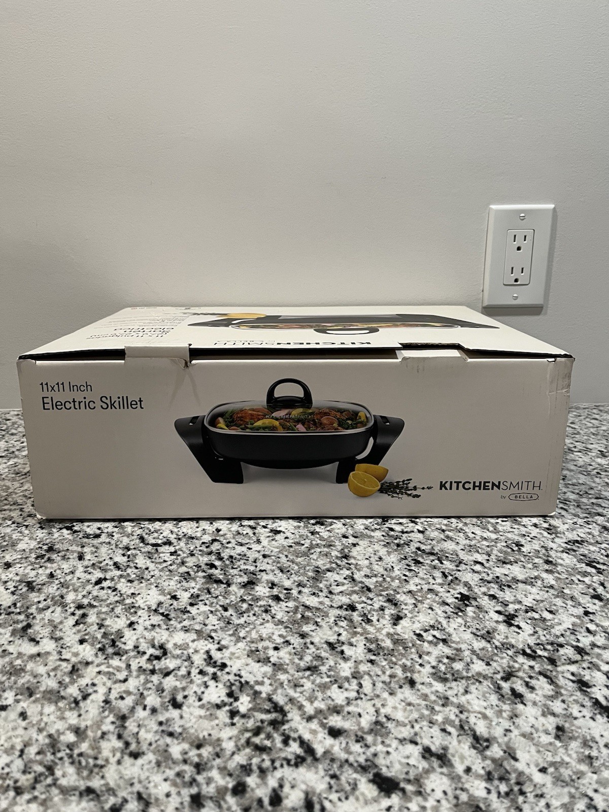 KitchenSmith by Bella TXG-619 11”x11” Electric Skillet 12117 Missing Lid