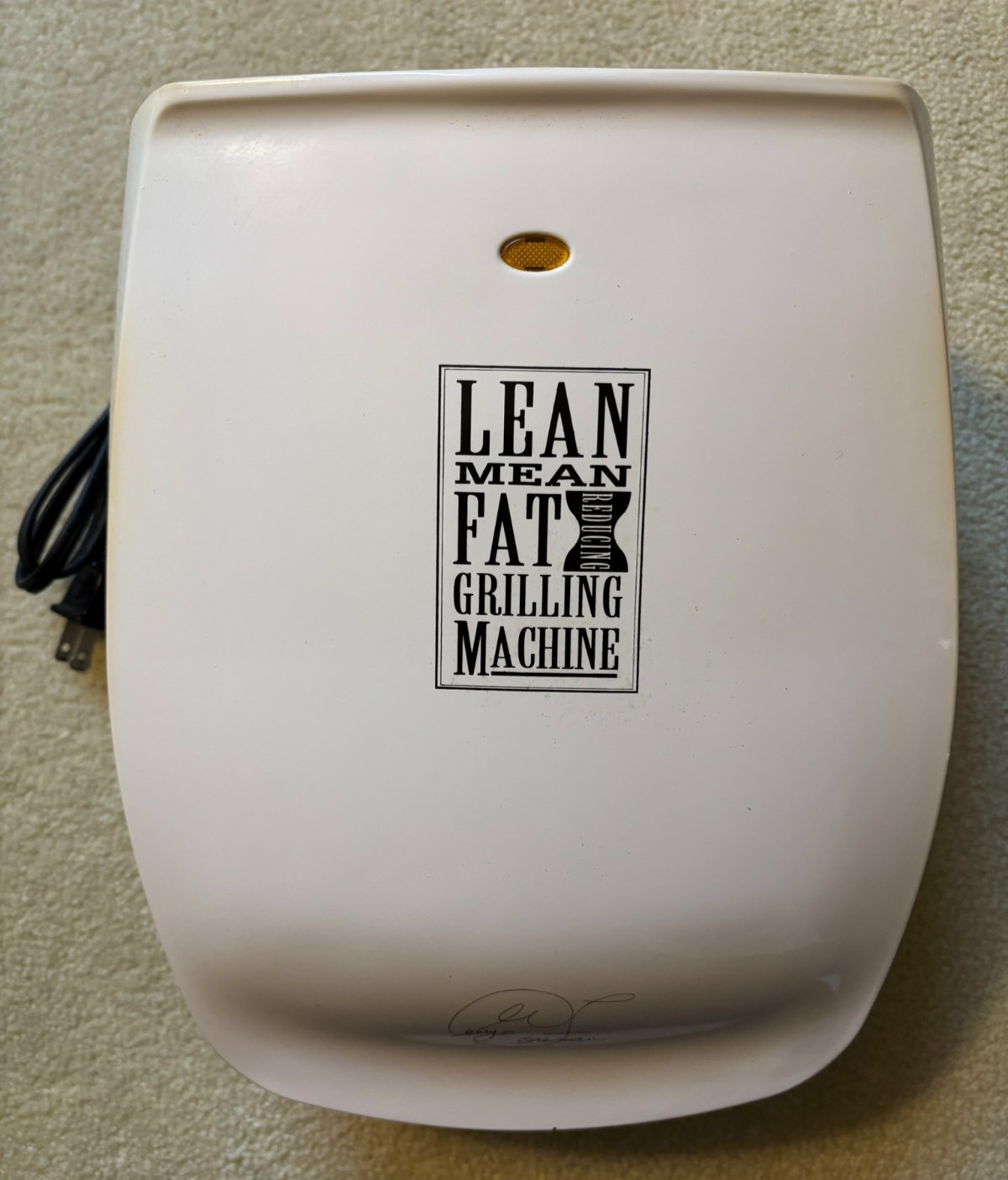 George Foreman GR-20 Lean Mean Grilling Machine! Drip trays Manual Spatula grill