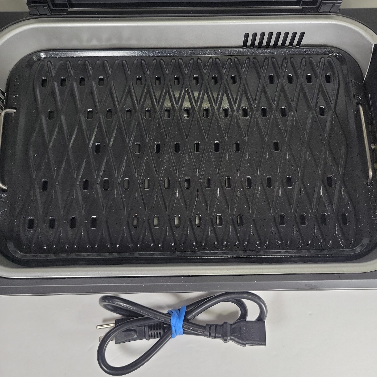 Power XL Smokeless Grill Elite Indoor Electric Grill with Tempered Glass Nice!