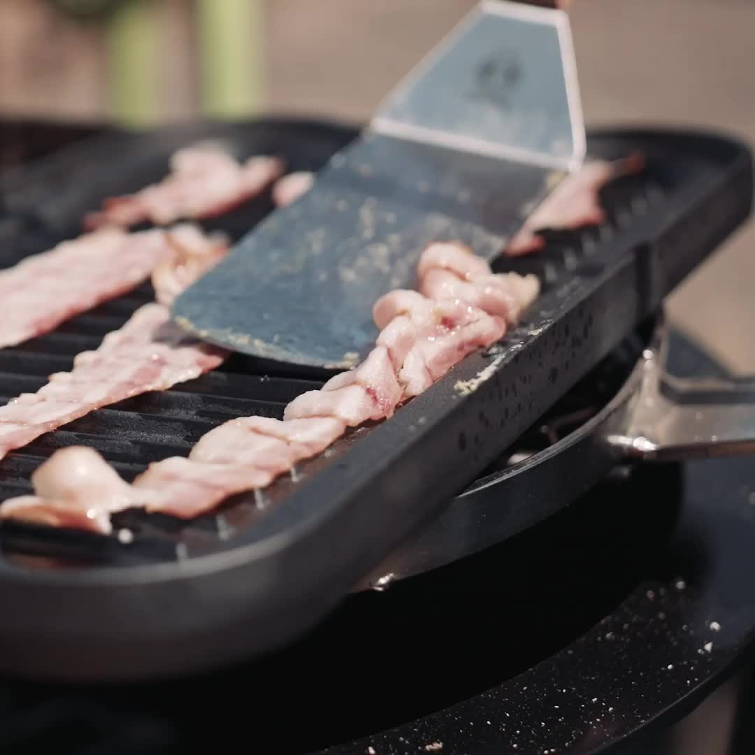 Lehman’s Cast Iron Griddle Cookware Nitrogen Hardened Double Sided 20 inch