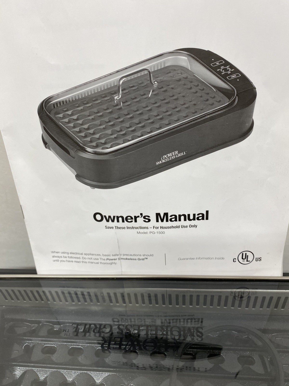 POWER SMOKELESS GRILL PG 1500 – NEW – NO BOX