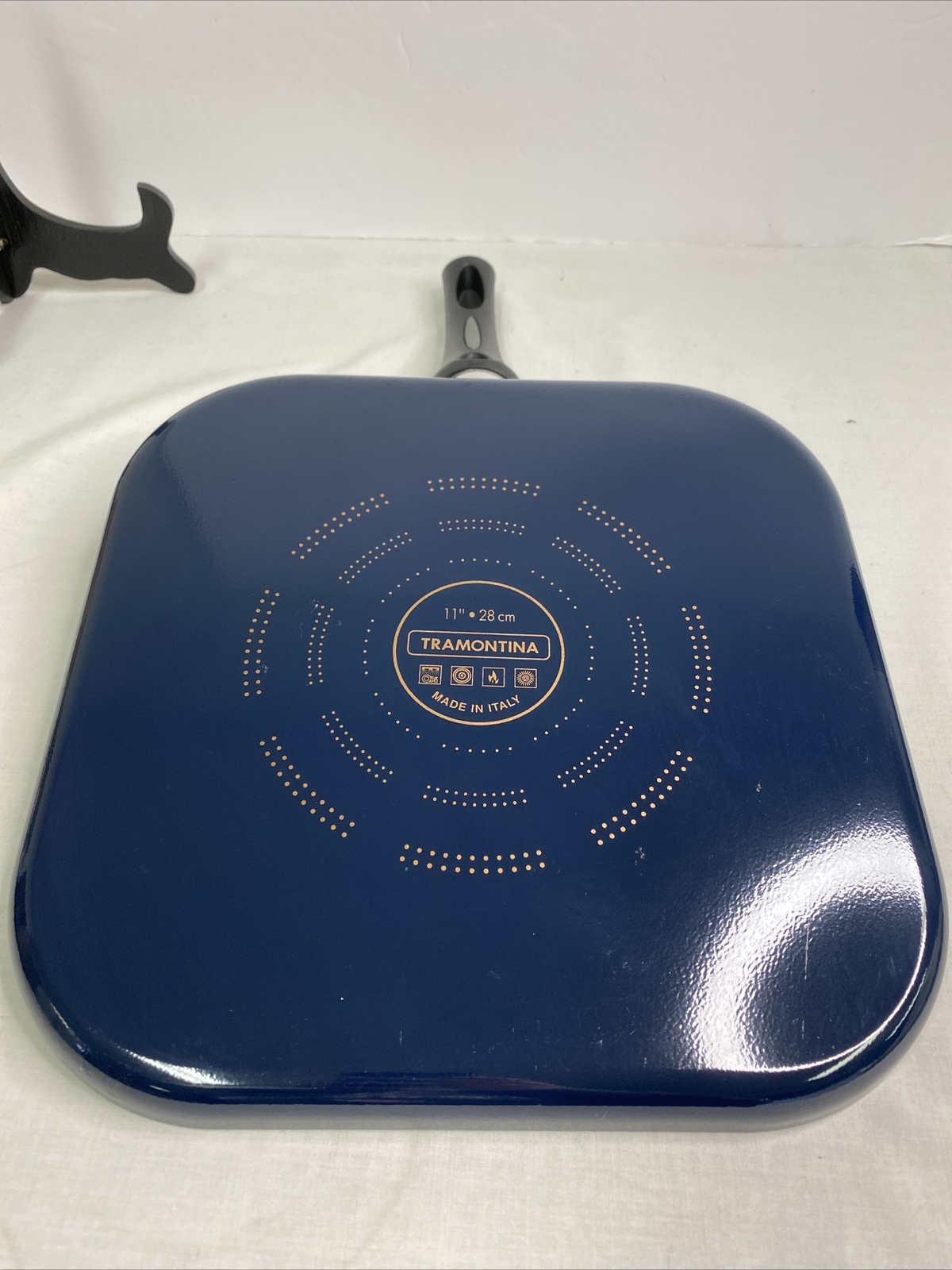 Tramontina Made In Italy 11” Square Non-Stick Griddle / Skillet Blue Bottom