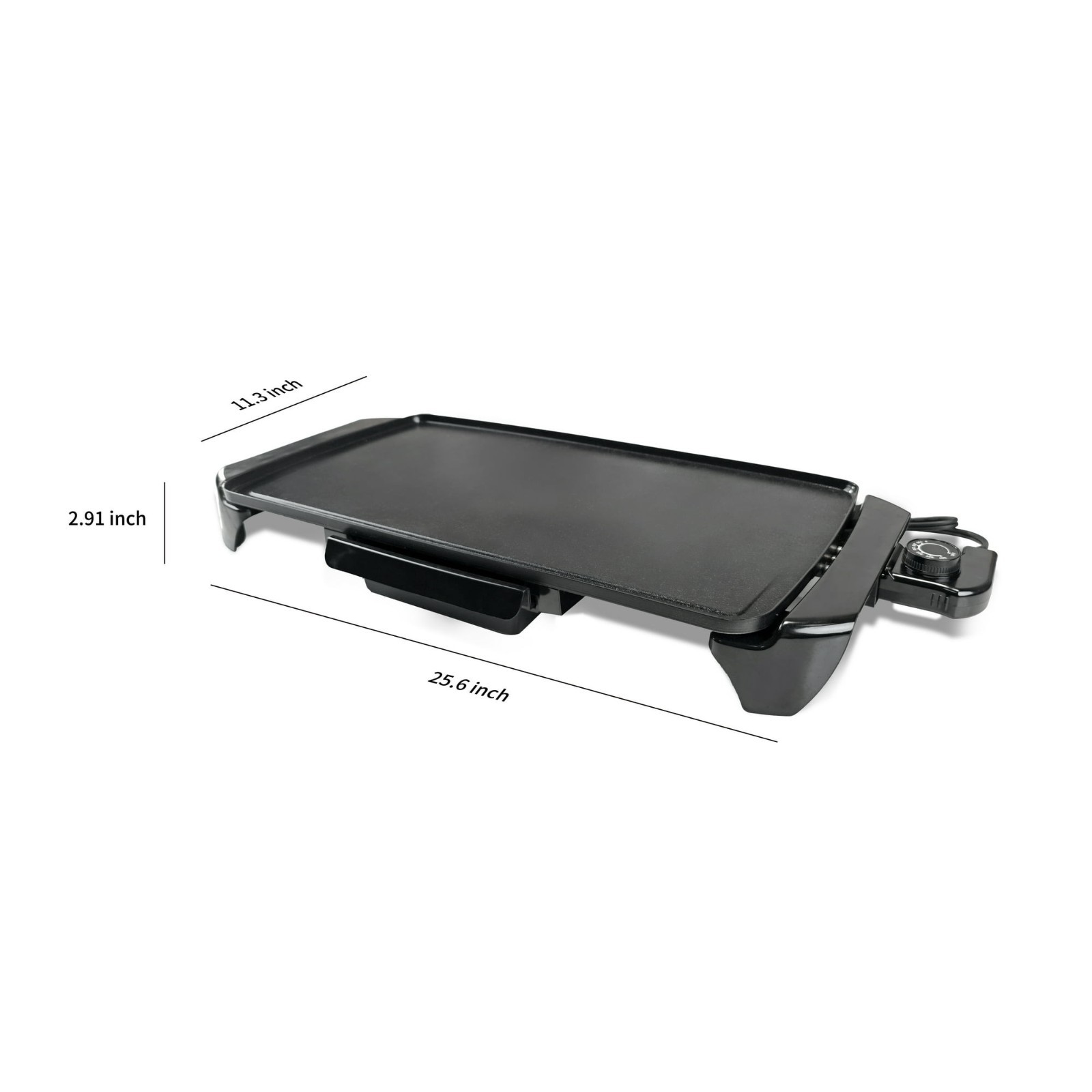 Mainstays 20″ Electric Griddle Temp Control 1500W Nonstick FREESHIP