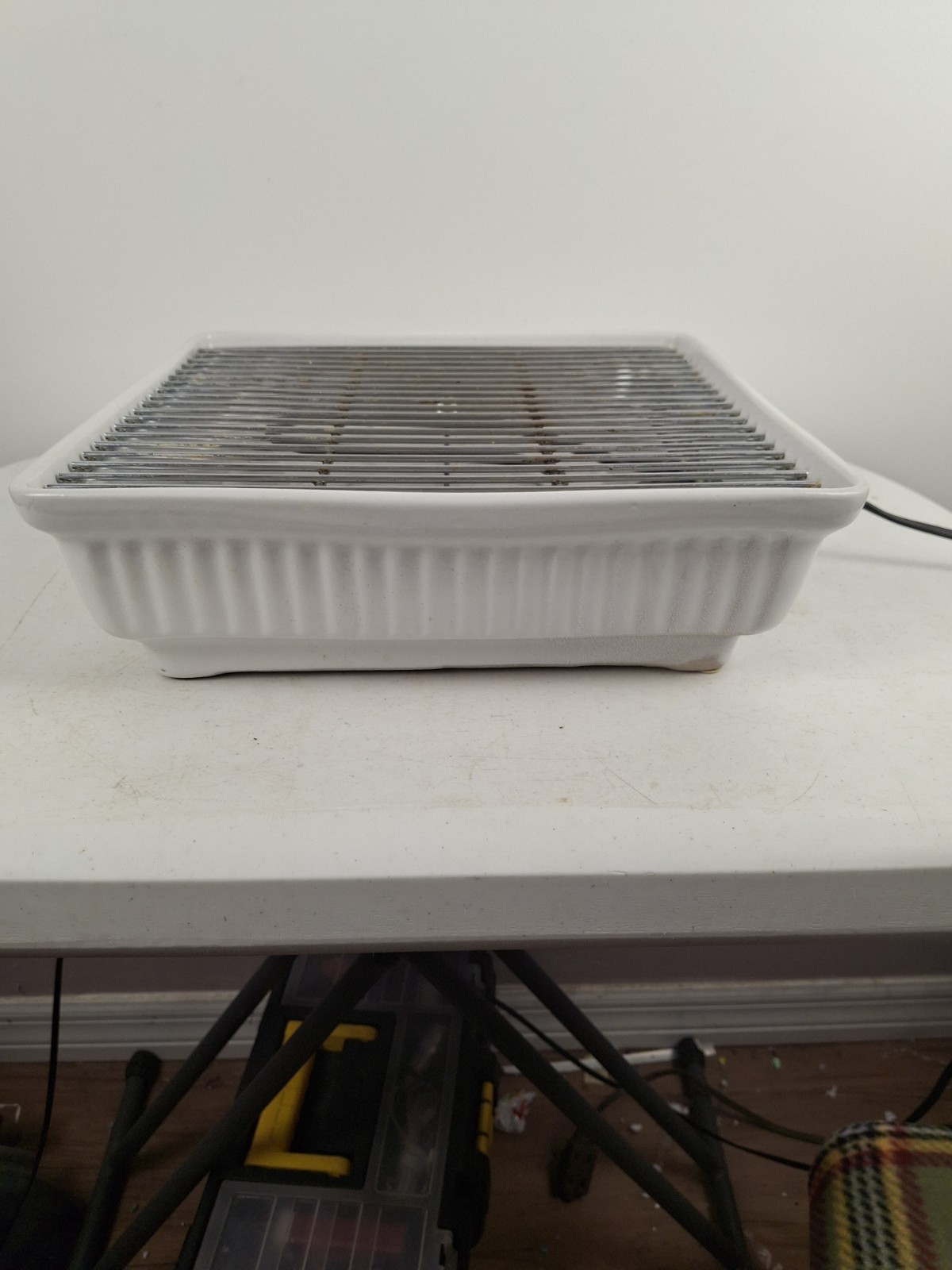 VINTAGE Maverick MI-90 Cool-Touch Stoneware 1200W Electric Indoor Grill WORKS