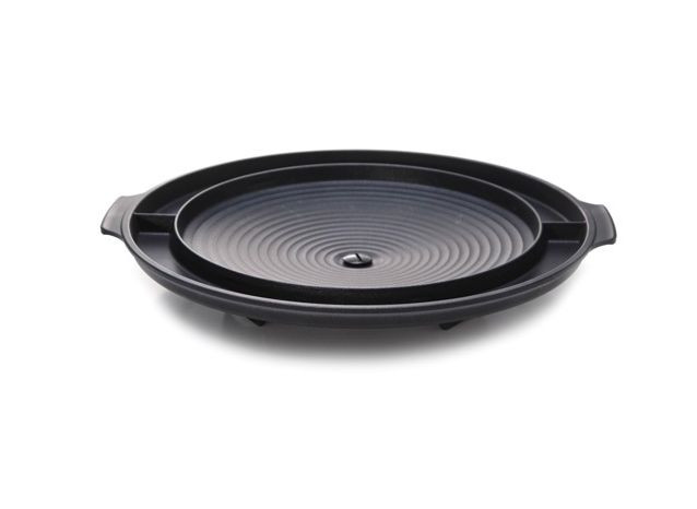Korean Style Steamed Egg Samgyupsal Grill Plate Pan Barbecue BBQ, Made in Korea