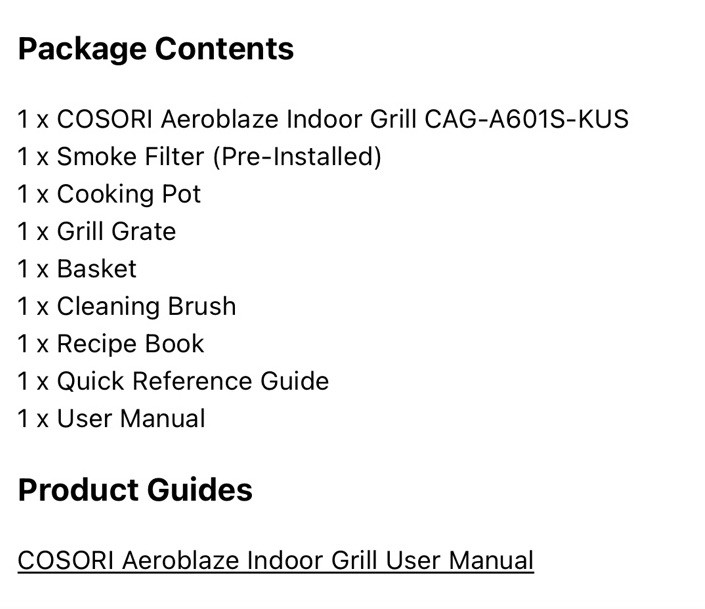 NEW Cosori – Vesync Aeroblaze Smart Indoor 8-in-1 Grill Works W/Alexa