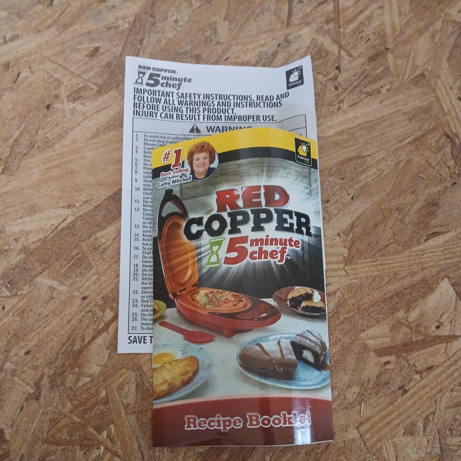 Copper Red 5 Minute Chef Electric Cooker Ceramic Nonstick Omelet Snack Maker