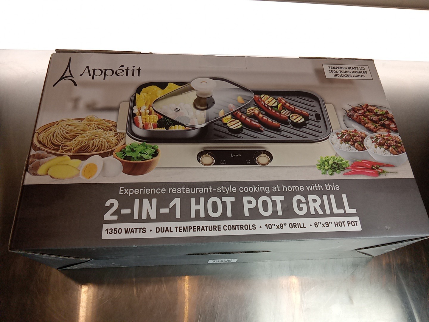 Appetit 2-in-1 Hot Pot Grill