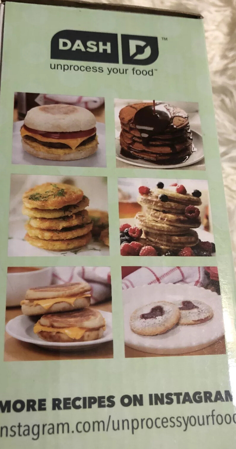 Dash Mini GRIDDLE for Pancakes Eggs Burgers Cookies, Aqua New Dorm Cooking