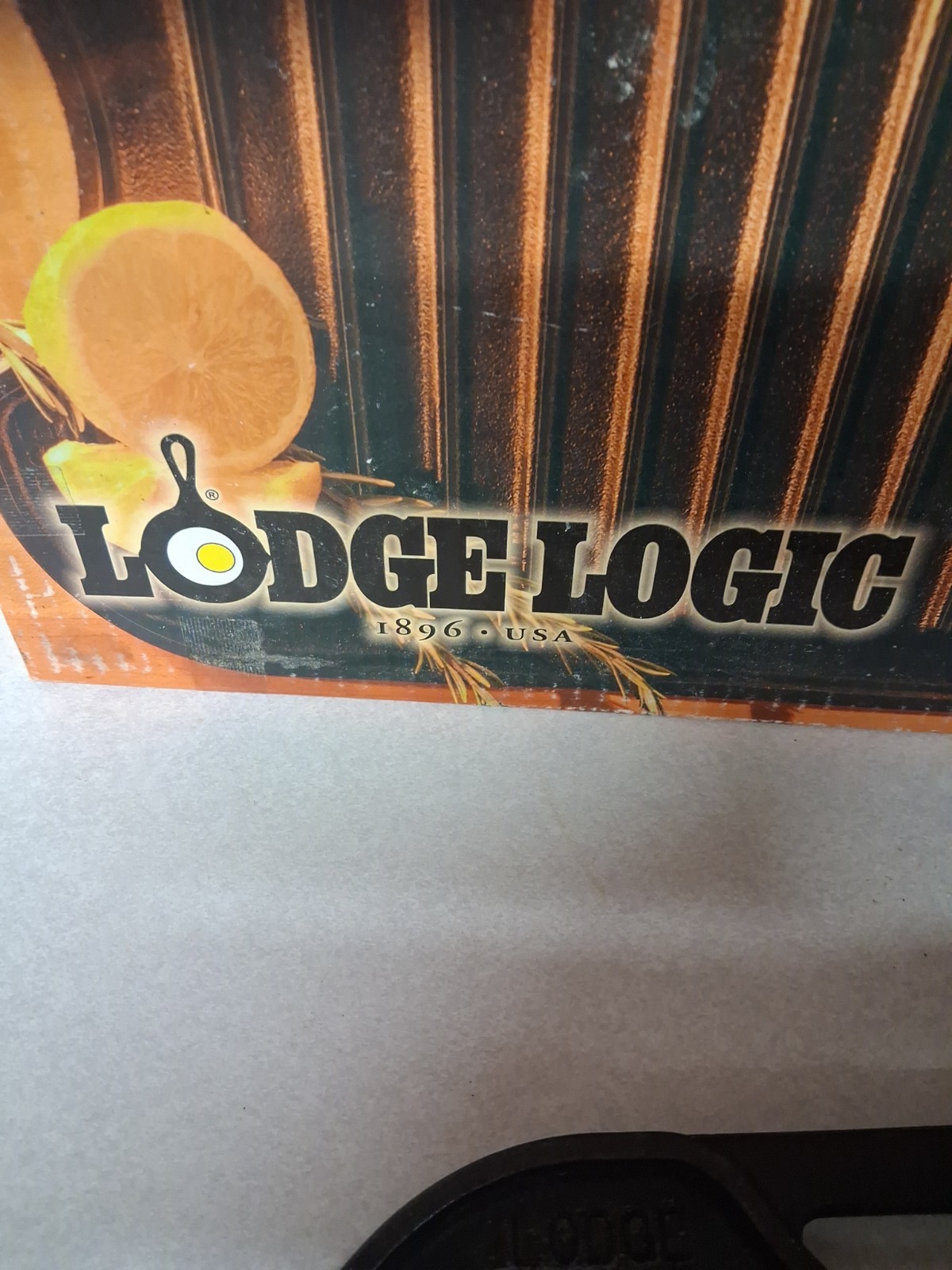 LODGE LOGIC PRO GRID CAST IRON GRIDDLE REVERSIBLE USA 20″X 10 7/16″ SEASONED