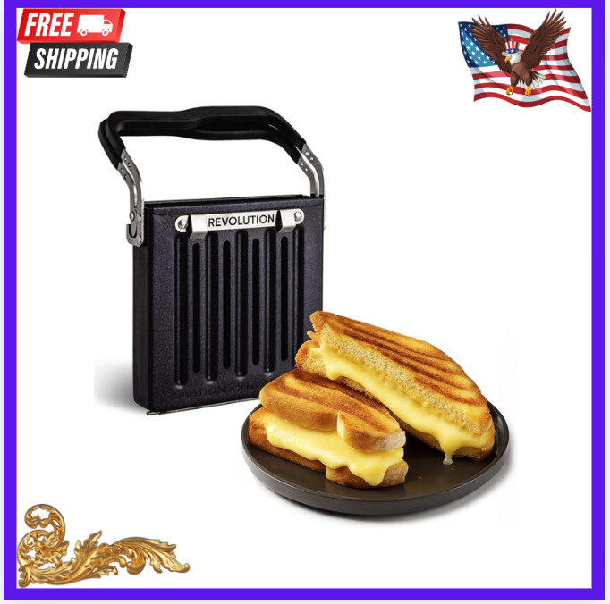 New Toaster Toastie Press for Grilled Cheese, Panini & Quesadilla Maker