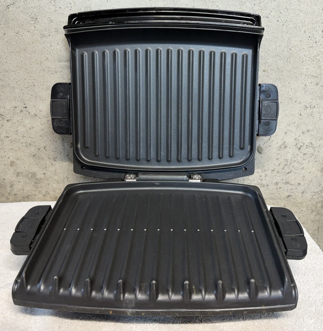 George Foreman Lean Mean Fat Grilling Machine Large Black GRP99BLK Tested