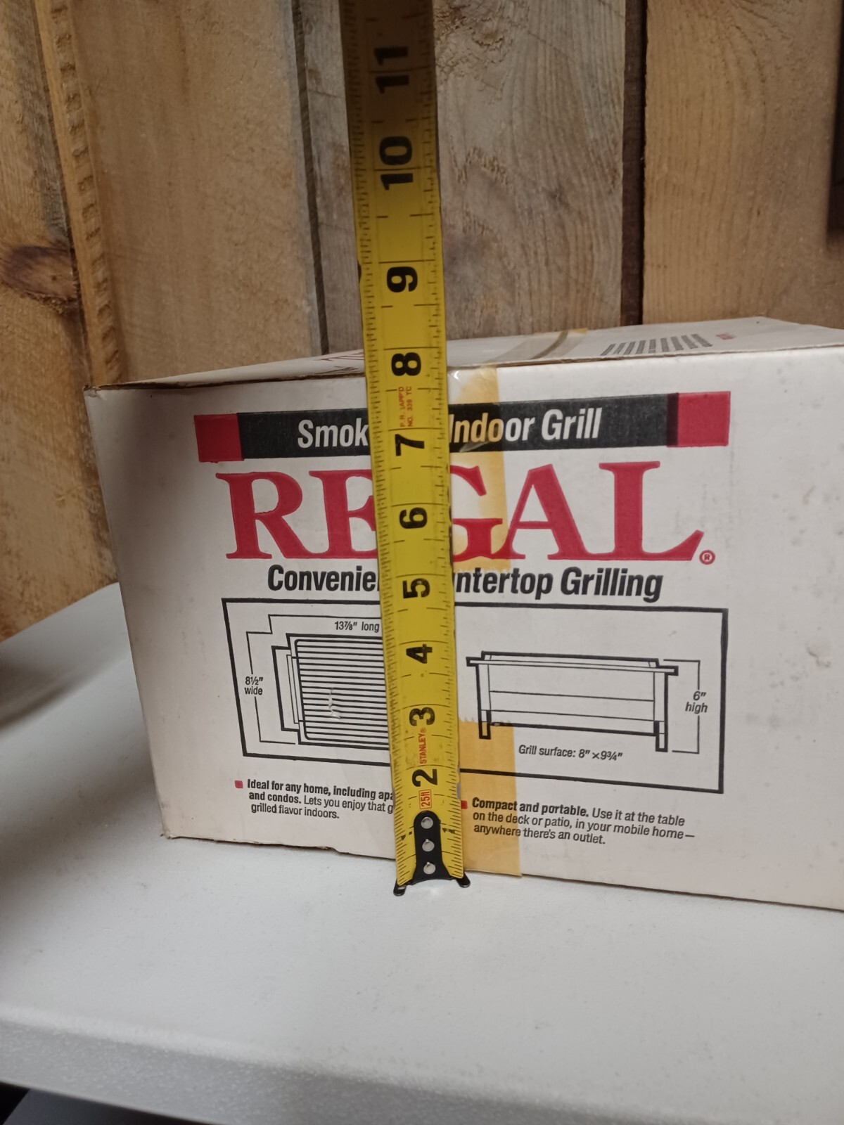 Vintage Regal Griller 2 Smokeless Electric Indoor Grill Model K6708 New in Box