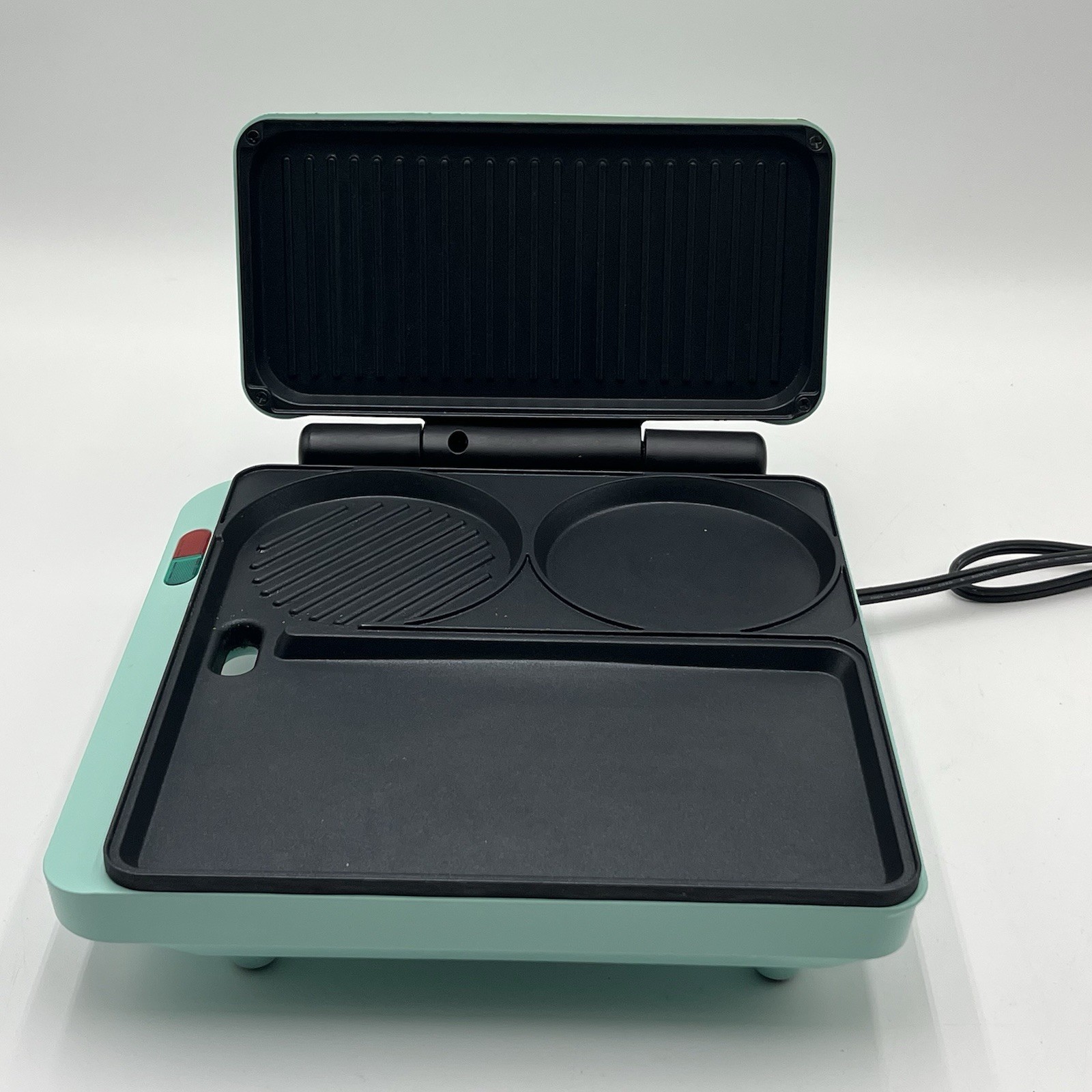 Baker’S Friend Breakfast Sandwich Maker, Nonstick Electric Griddle & Grill Combo