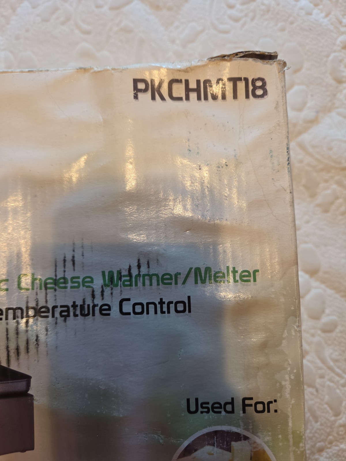 Nutrichef Cheese Raclette Electronic Cheese Warmer/Melter PKCHMT18 Read Desc.