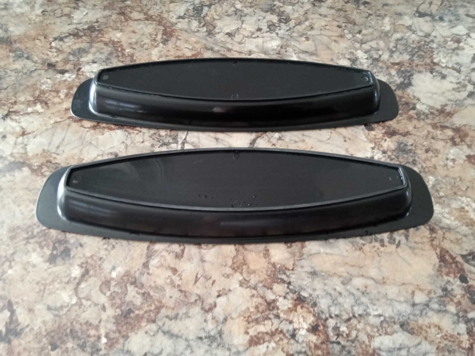 George Foreman 12 1/2″ Long Replacement Drip Tray Grease Catcher Set of 2 Black