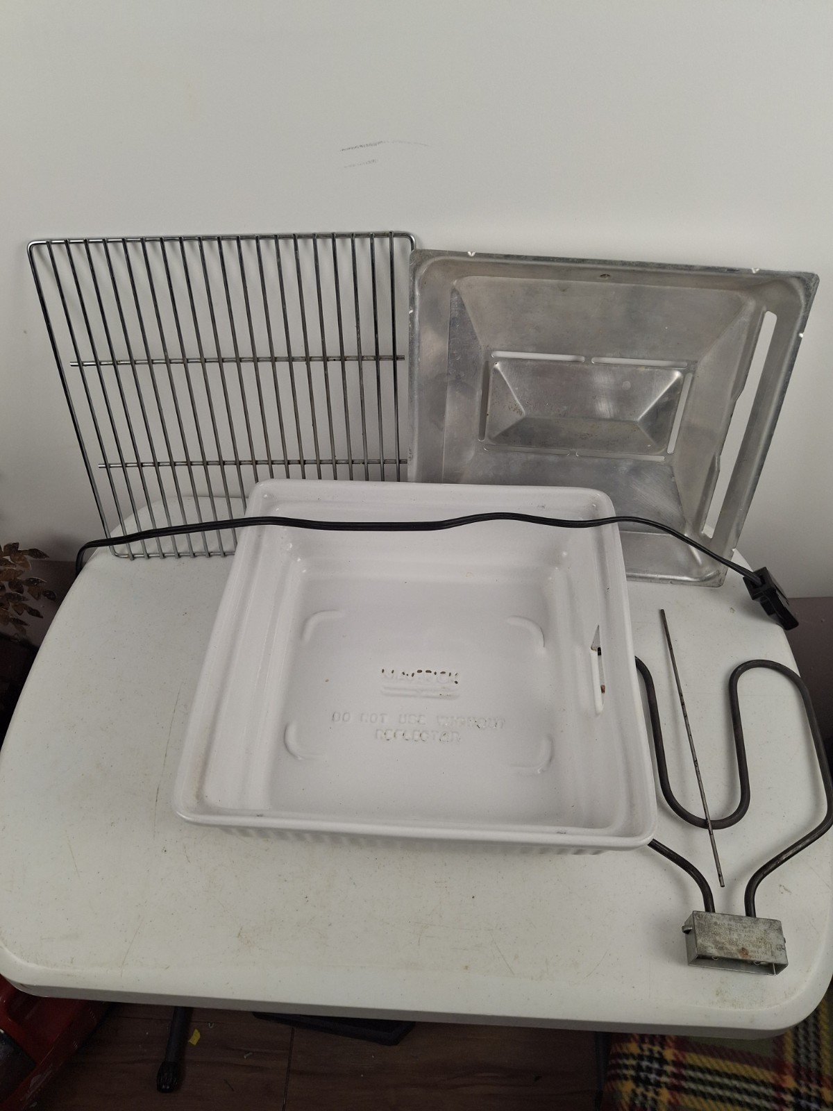 VINTAGE Maverick MI-90 Cool-Touch Stoneware 1200W Electric Indoor Grill WORKS