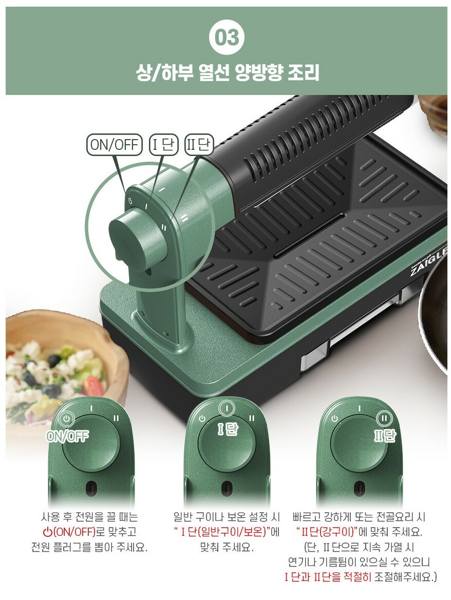 ZAIGLE 20 Yes special Infrared Ray Well-being Roaster Indoor Electric BBQ Grill