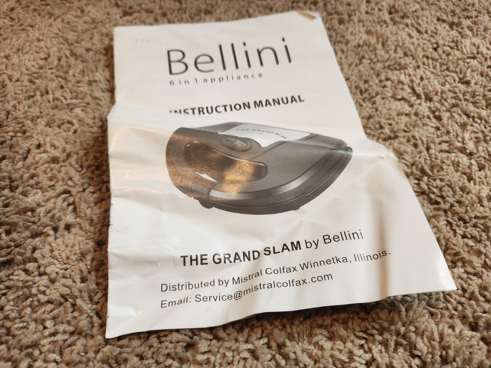 Bellini 6 In 1 Appliance The Grand Slam Griddle Waffle/Omelette Plus More