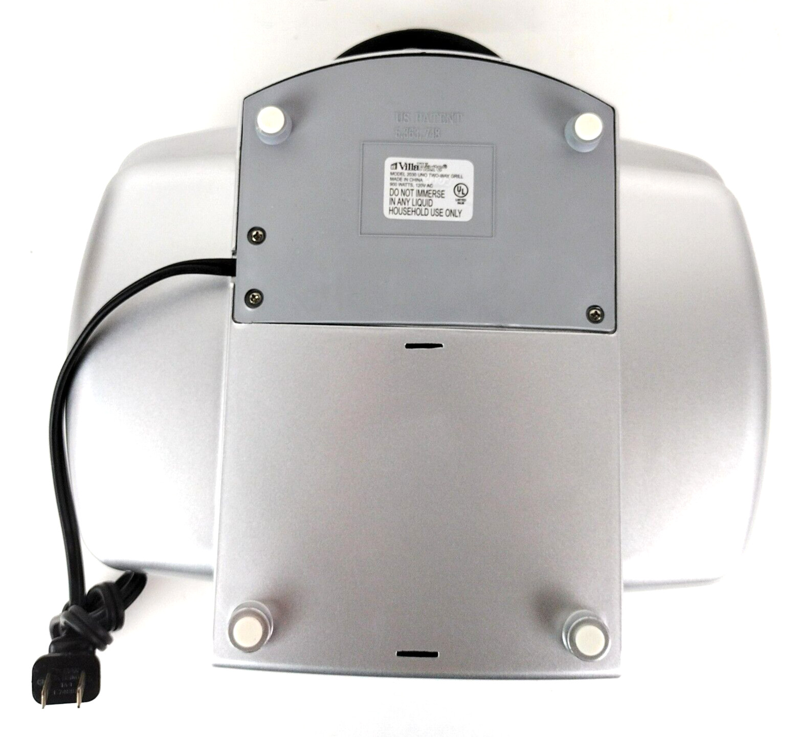 Villaware UNO Two Way Indoor Grill V2030 New in Open Box