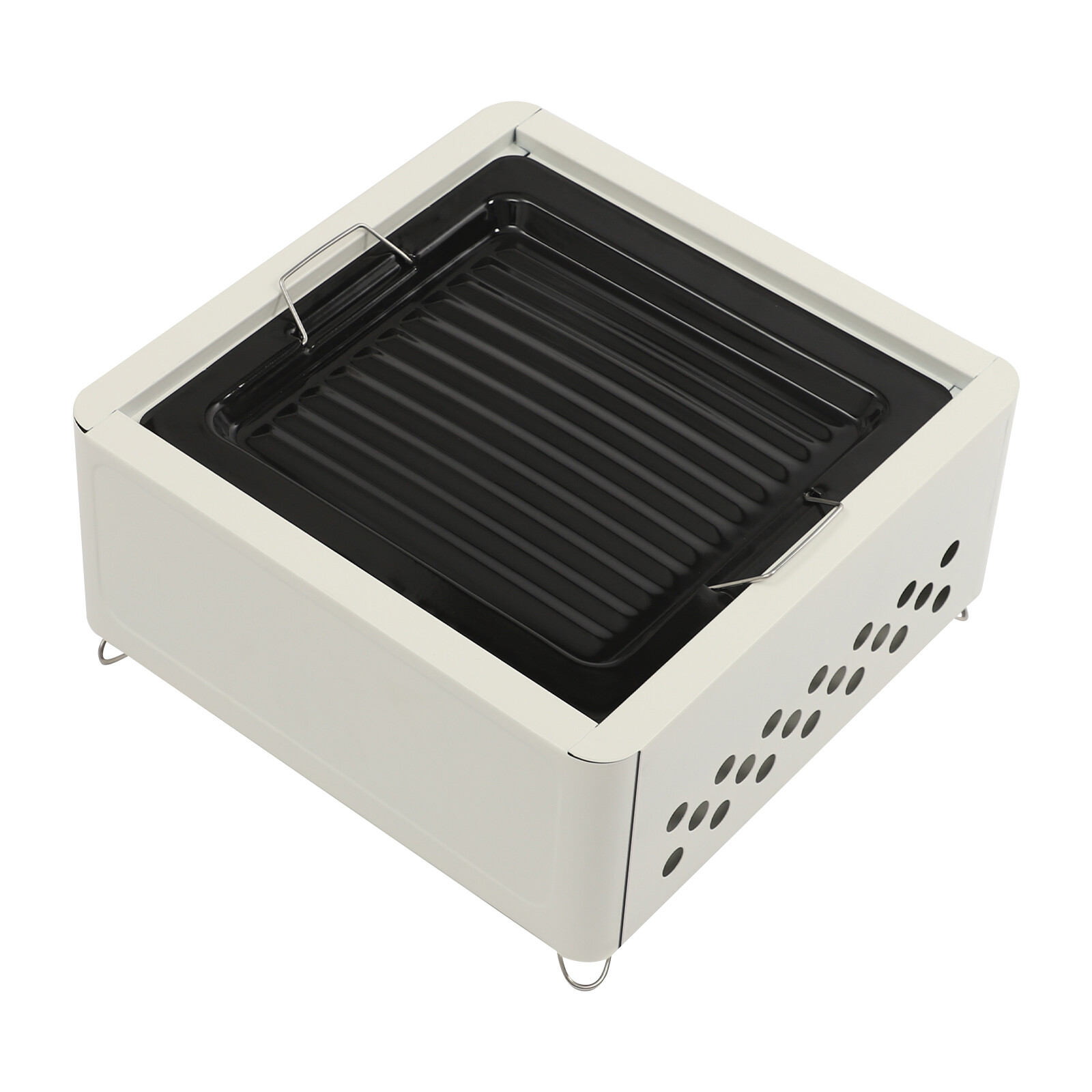 BBQ Charcoal Grill Portable Barbecue Stove Yard Cooker for Outdoor Picnics