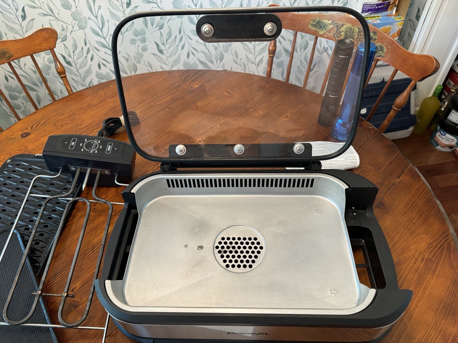 PowerXL PG-1500FDR 1200 W Smokeless Grill – Multicolor