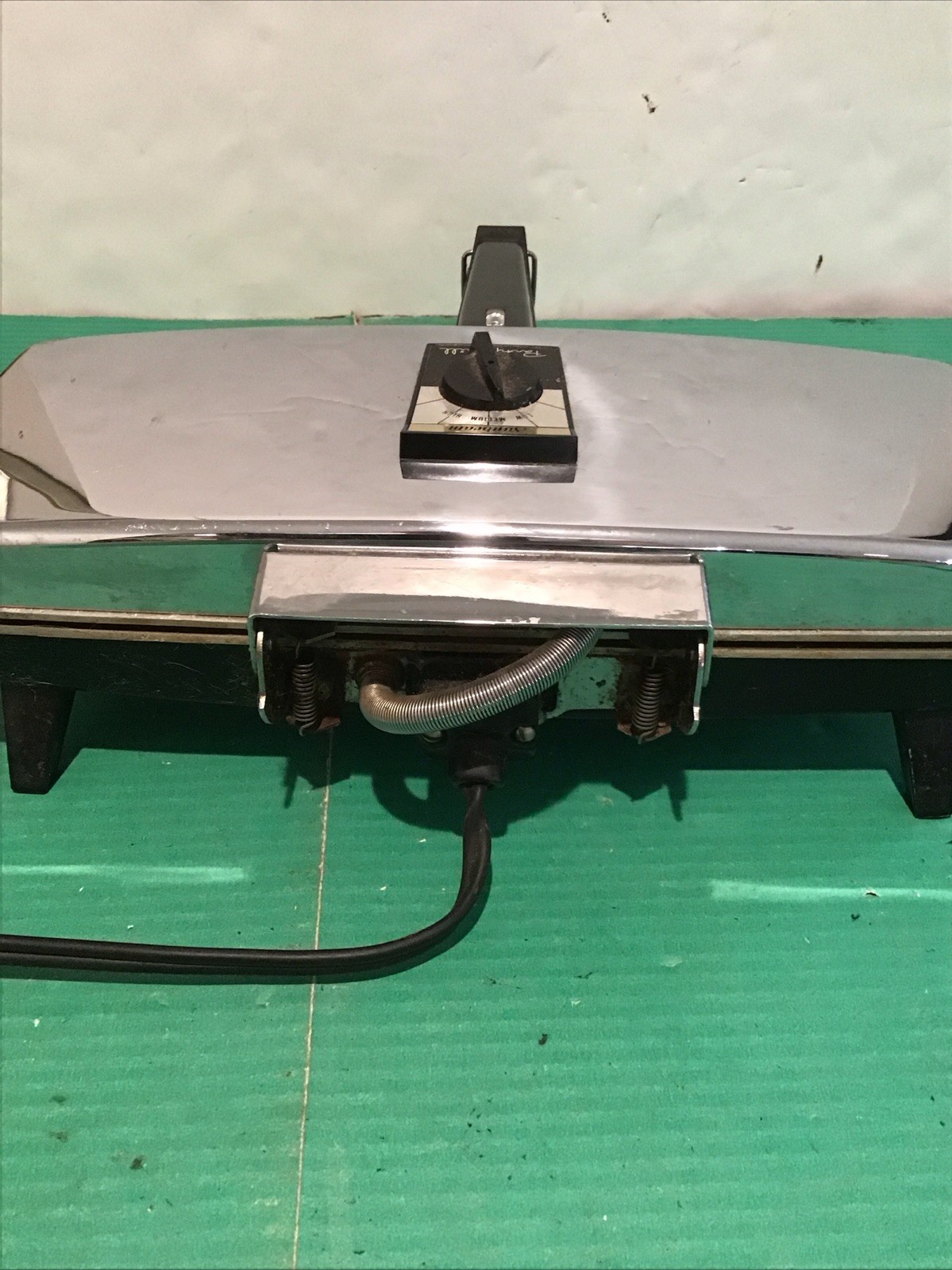 Vintage Sunbeam Party Grill Chrome Sandwich Maker Press Model 870 Electric