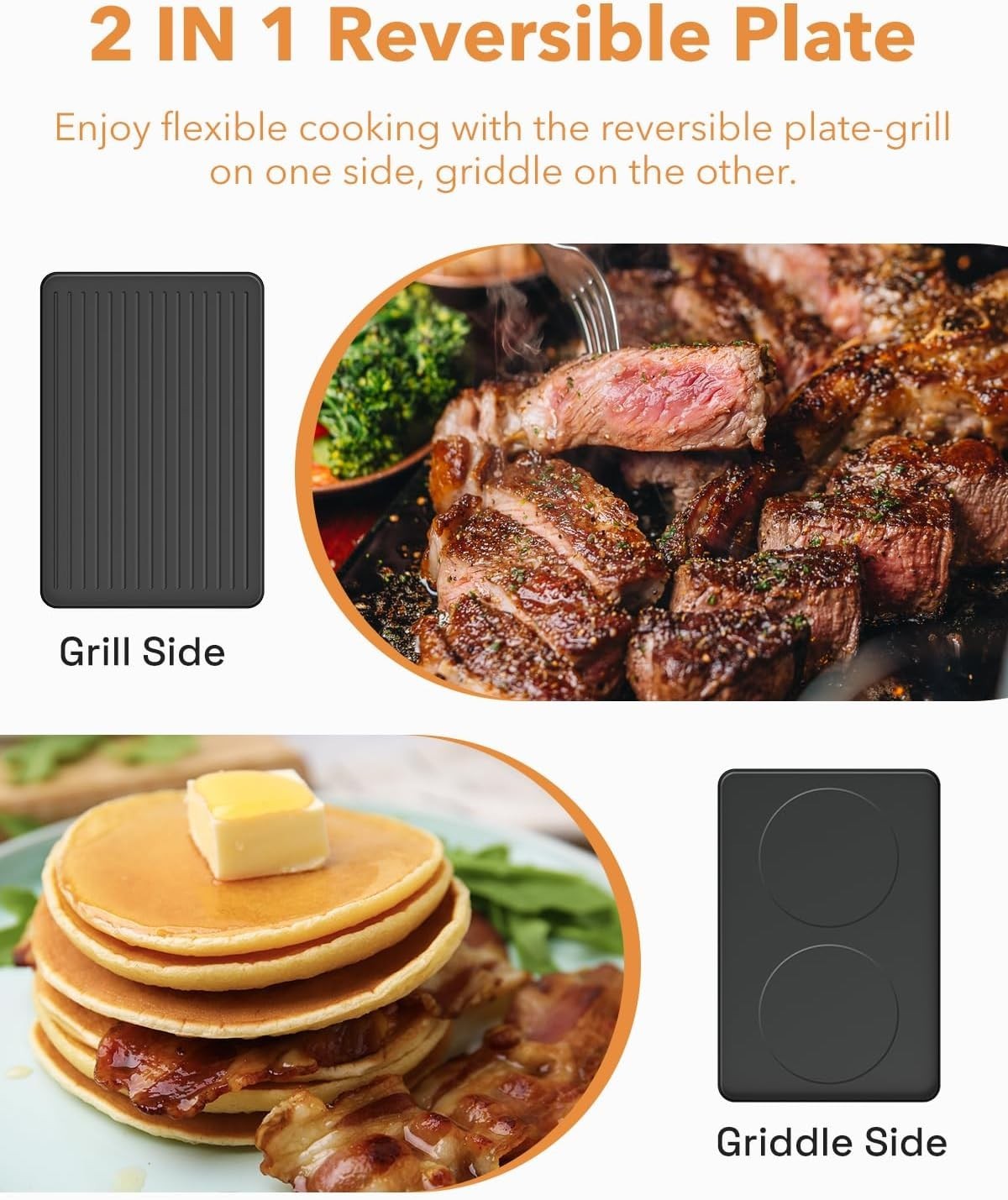 Versatile 2-in-1 Electric Raclette Grill & Griddle for Engaging Dinner Parties