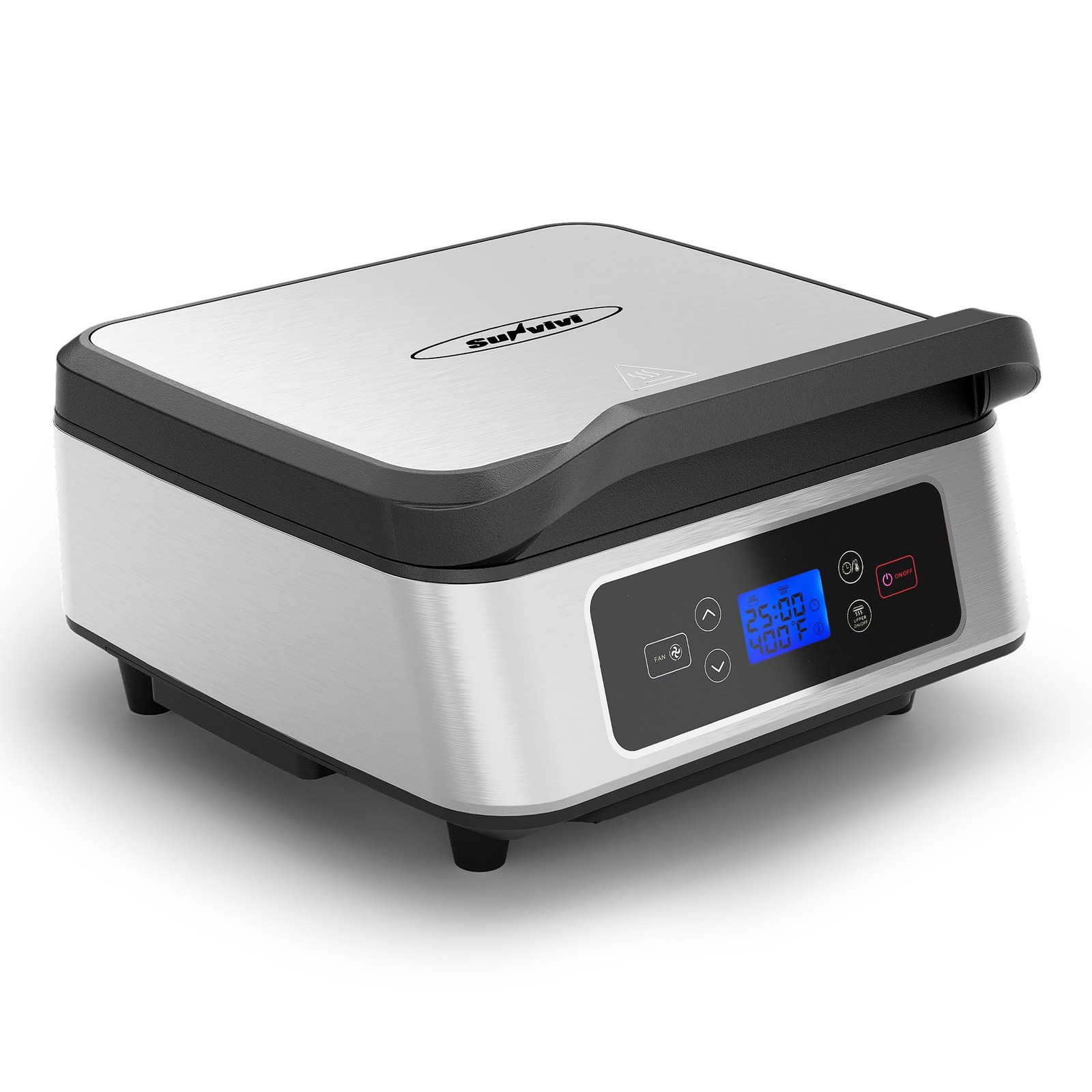 SUNVIVIPRO Electric Panini Press Sandwich Maker, 1300W Smokeless Indoor Grill