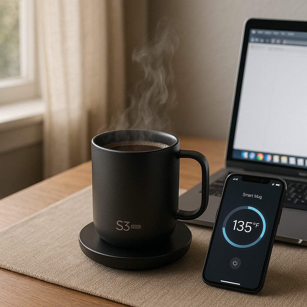 S3 Plus Smart Mug Temperature Control Heated Coffee Travel