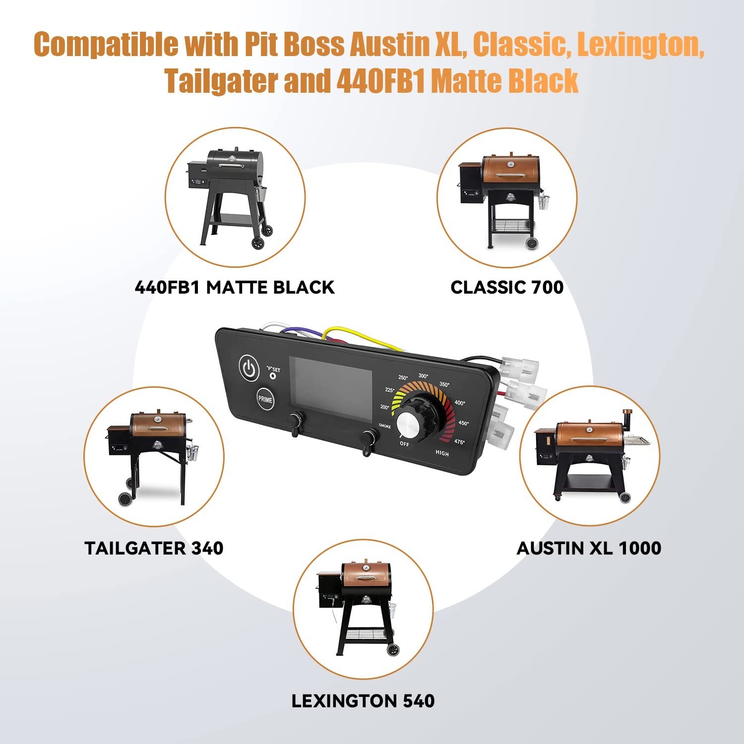Upgraded Control Board for Pit Boss Wood Pellet Grills, Pit Boss Control Panel T