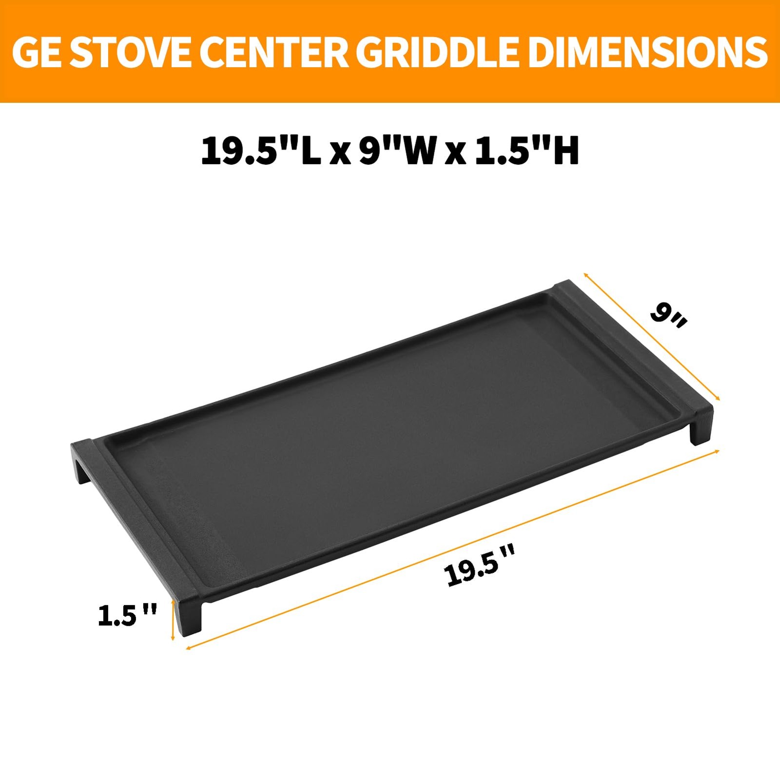 Upgraded WB31X24738 Griddle Replacement Parts for GE Stove Parts WB31X49806 Cast