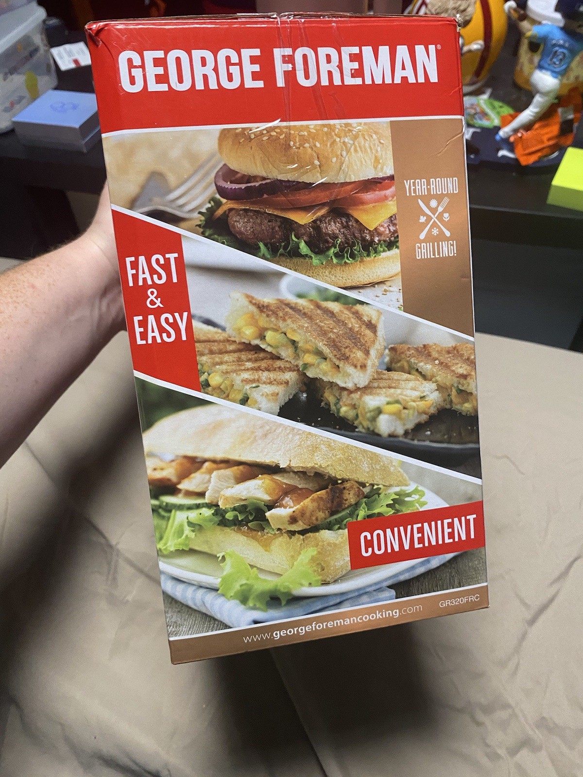 george foreman grill and panini brand new never opened