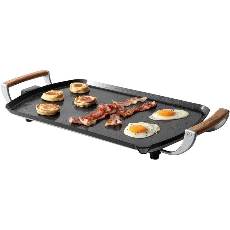 Electric Grill Nonstick Adjustable Temperature Fast Heating 14×22 Inch Surface