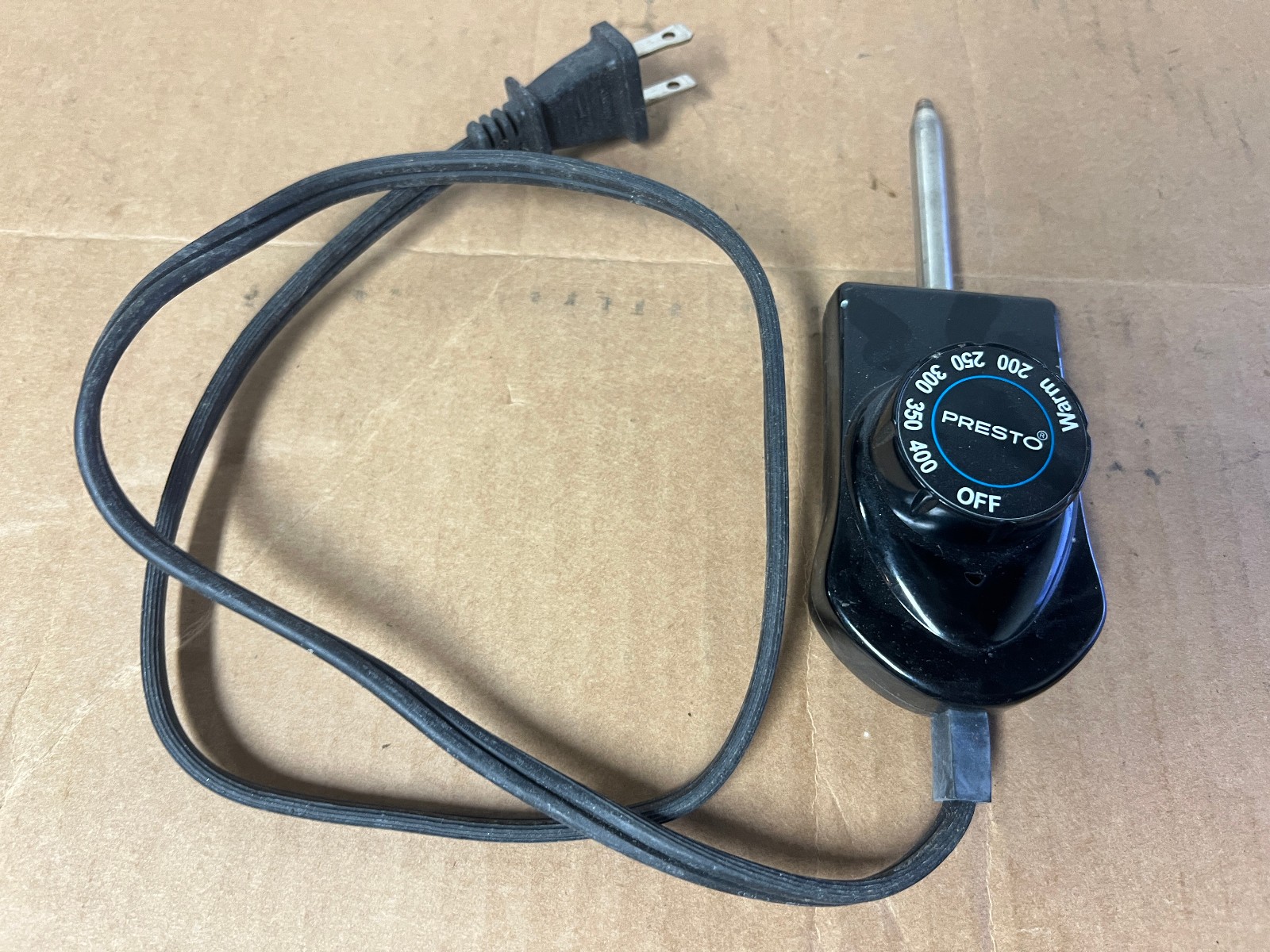 OEM Presto Heat Temp Control Power Plug Power Cord for Skillet Griddle 0690005