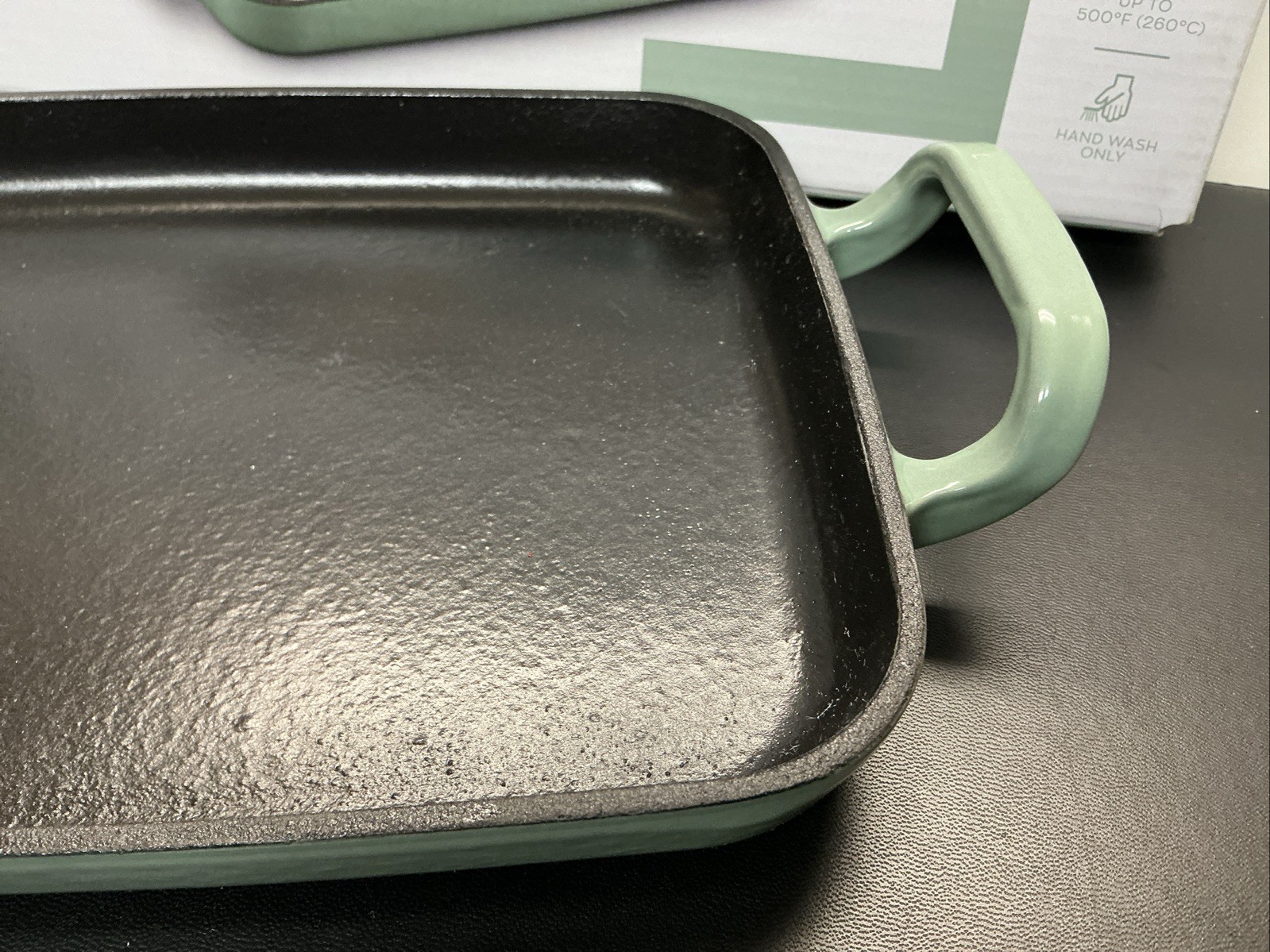 Crofton Two Burner Griddle In Original Box,Light Green