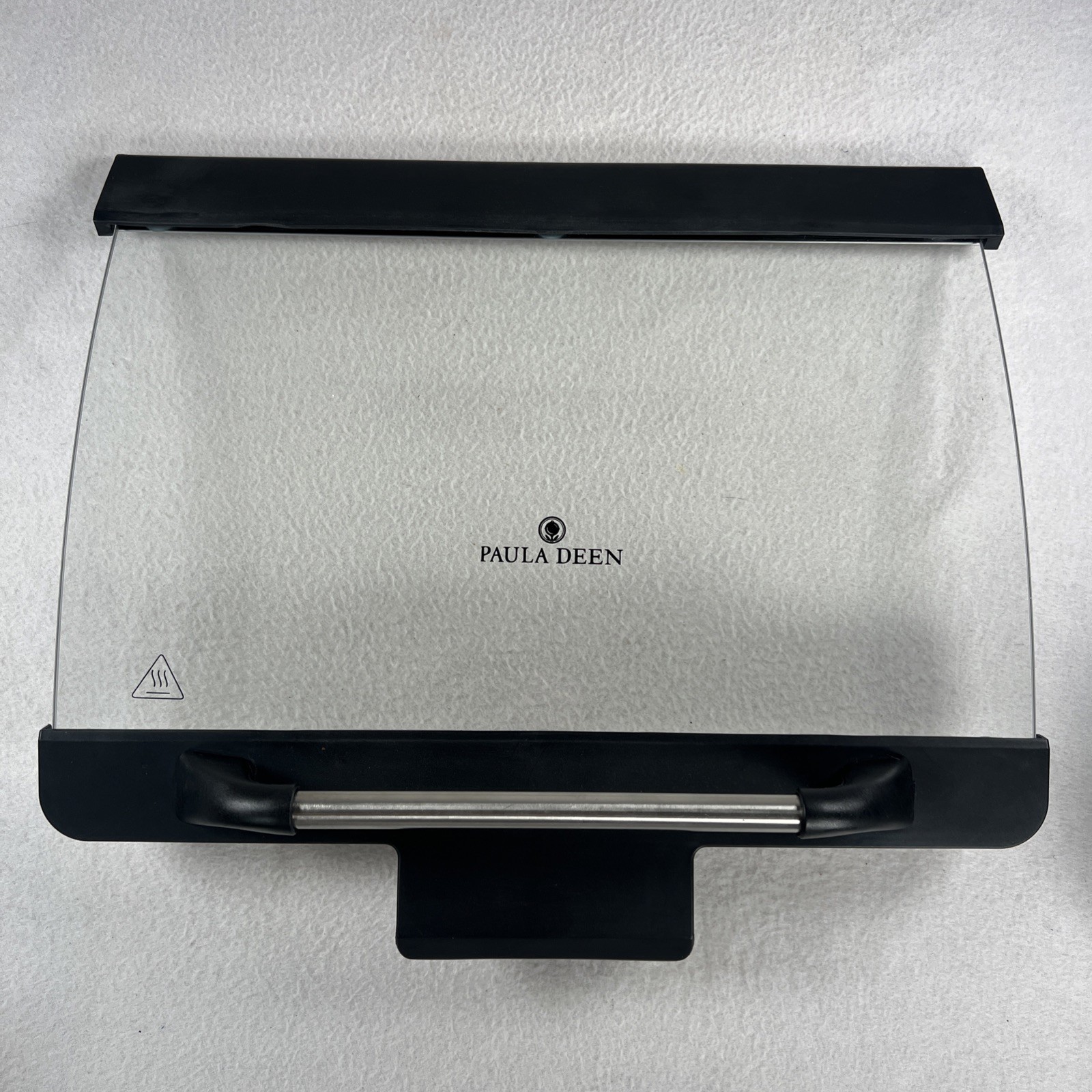 Paula Deen 1800w Reversible Grill Glass Lid ONLY Replacement AN-106 VGC (READ)