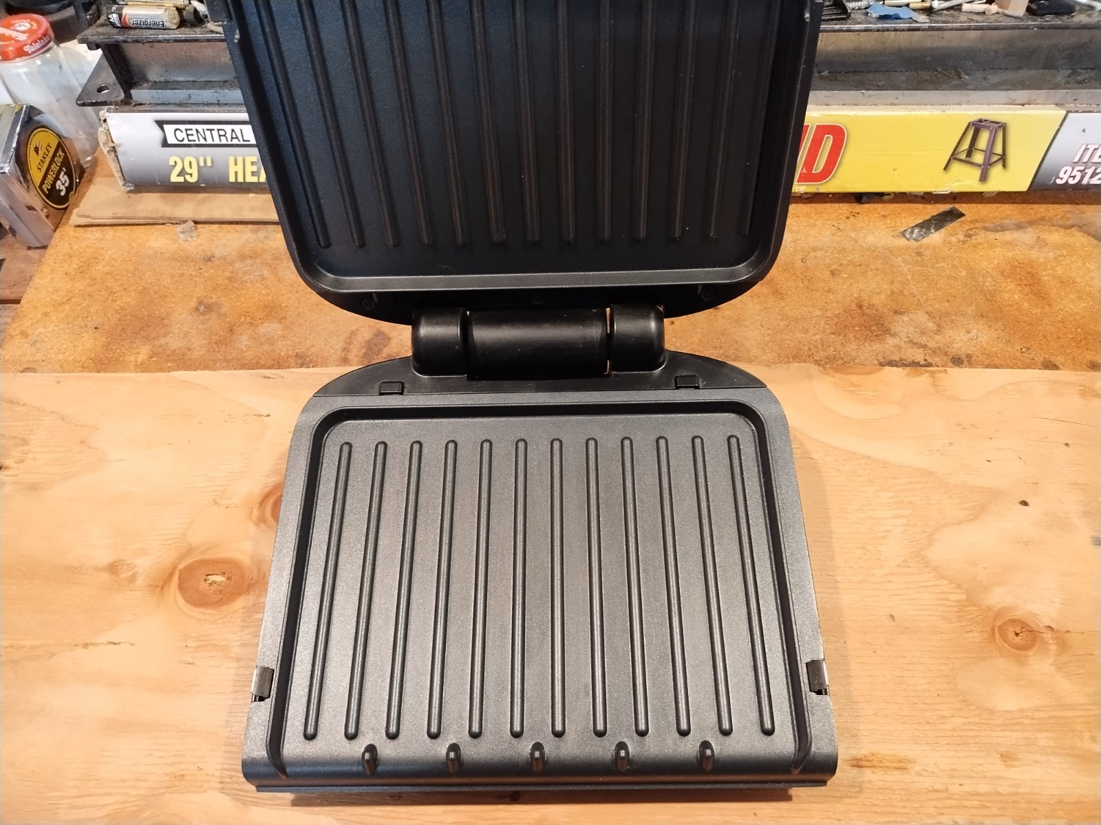 George Foreman GRP1065B: 4-Serving Removable Plate Grill and Panini – Black