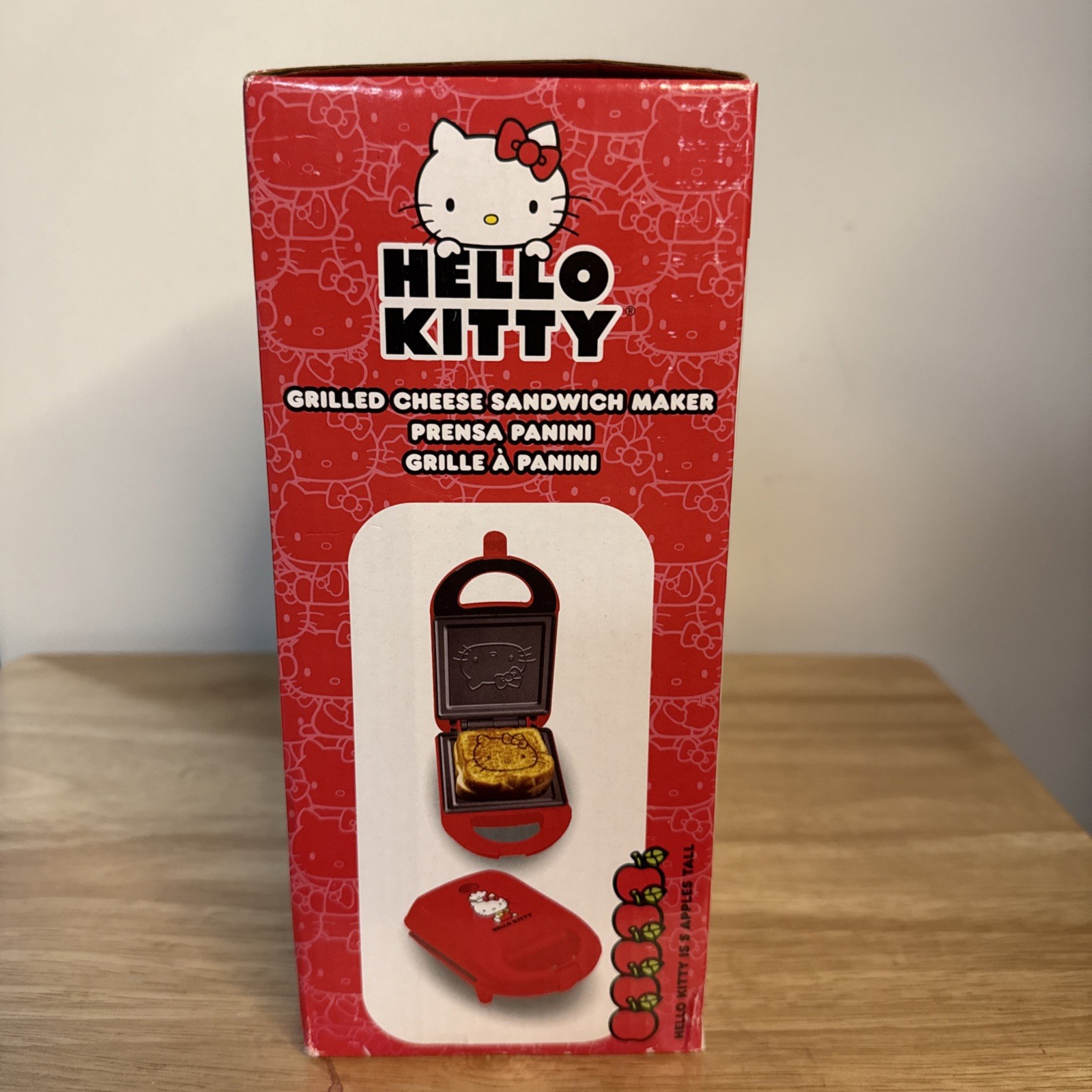 Hello Kitty Grilled Cheese Maker Red Sandwich Press Panini Grill NIB
