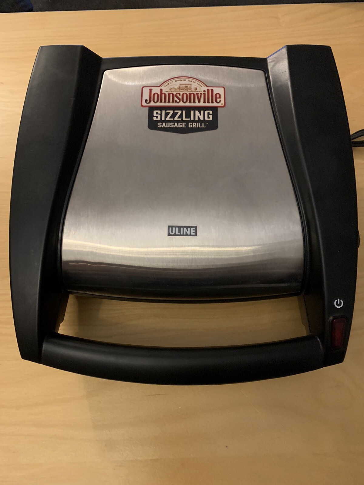Johnsonville Sizzling Sausage Grill BTG0498 EUC Indoor – No Drip Tray – Works