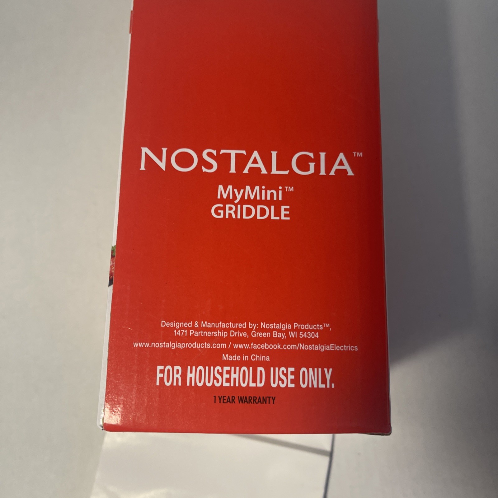 Nostalgia My Mini 5″ Non Stick Surface Griddle-Burgers Pancakes Cookies Eggs New