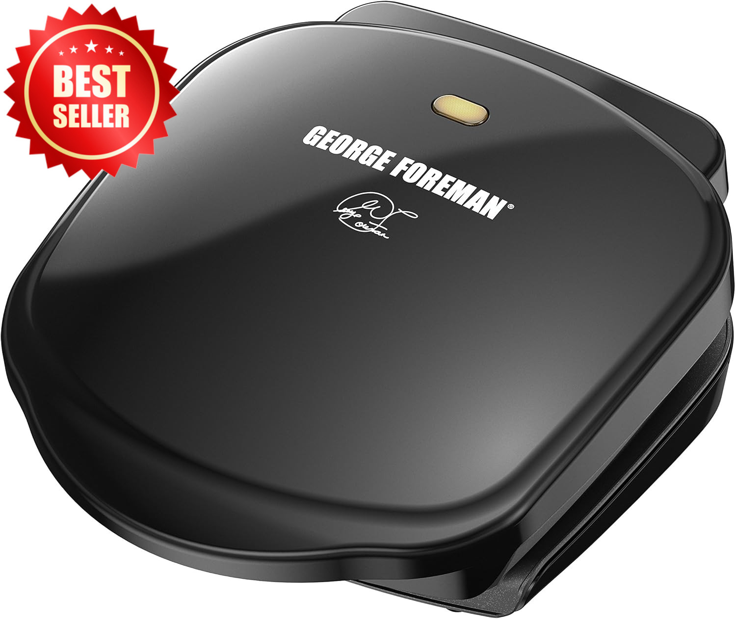 GR10B 2-Serving Electric Indoor Grill Panini Press Black Compact US