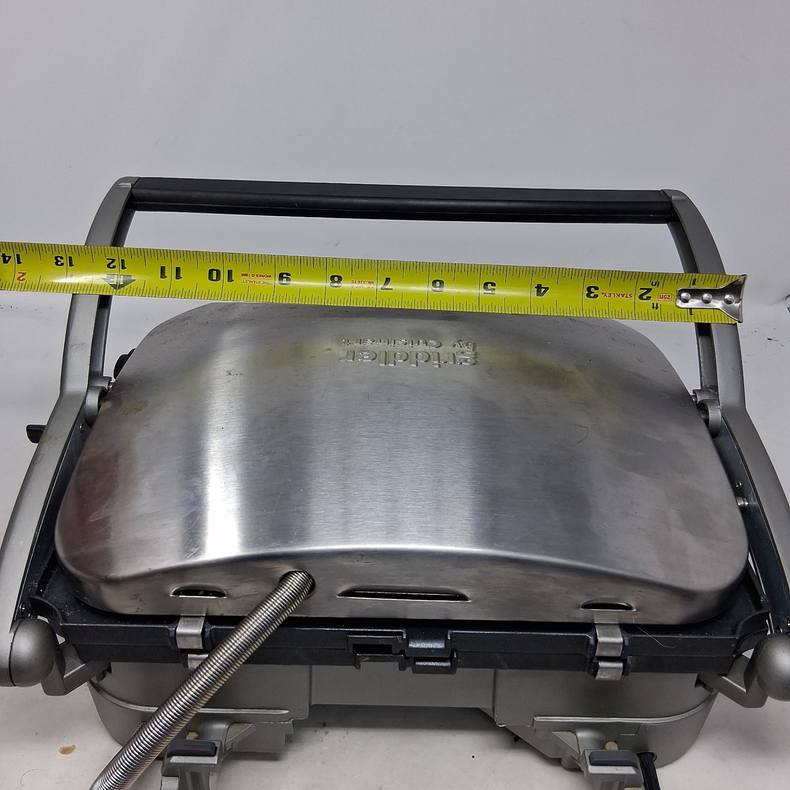Cuisinart 5-in-1 Griddler Grill Griddle Panini Press, Brushed Stainless Steel