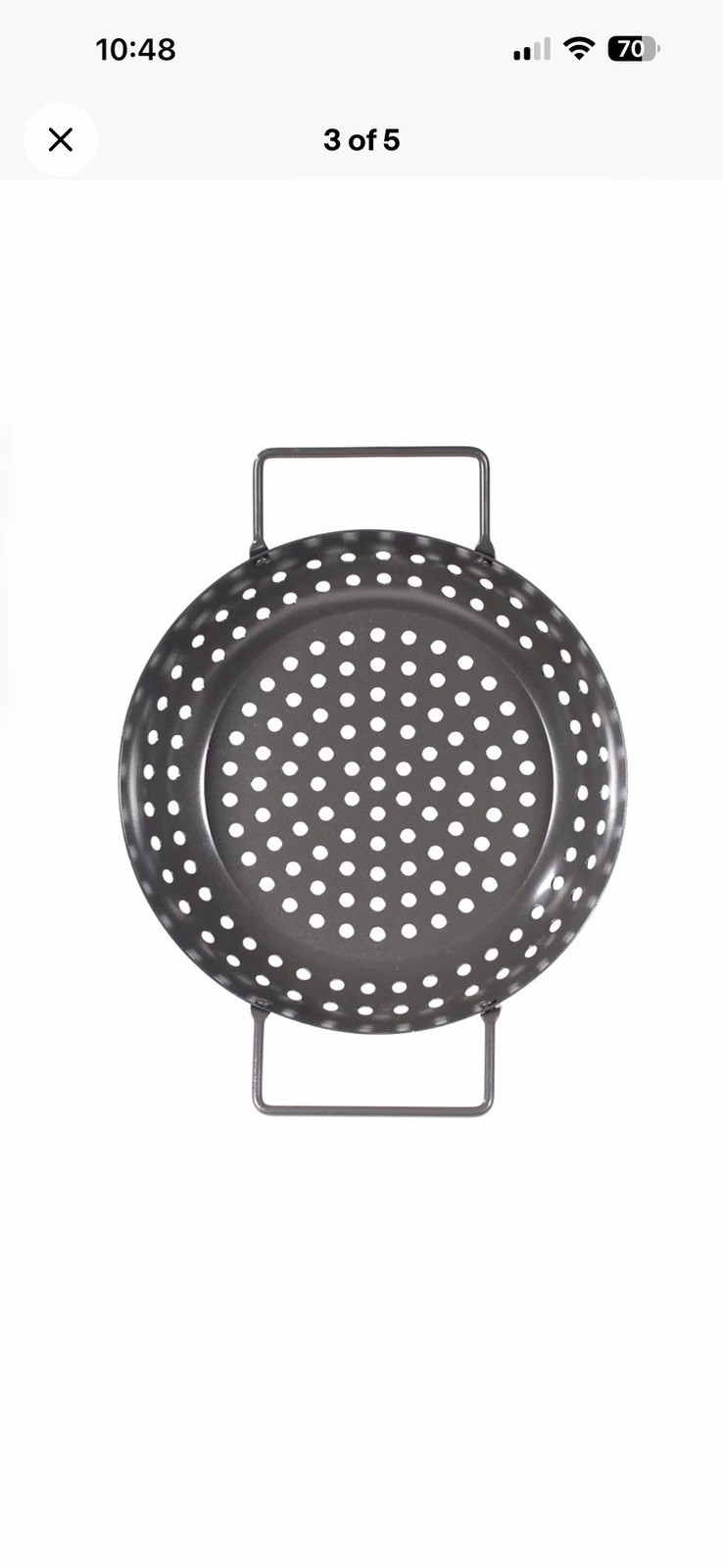 Char-Broil 3pc Grilling Topper Set Black: Non-Stick, Hand Washable, Steel