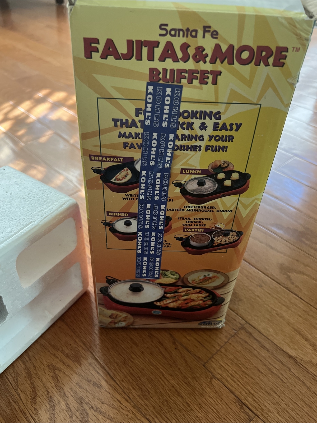 New Santa Fe Fajitas & More Buffet Taco Burrito Fajita Maker Skillet