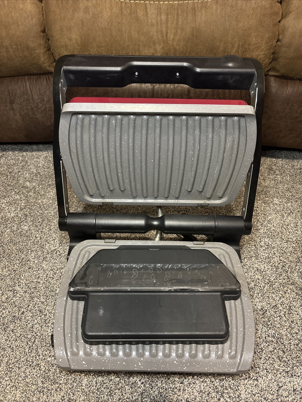 T-Fal 8351s1 OptiGrill Stainless Steel XL Electric Grill Nine Cooking Modes